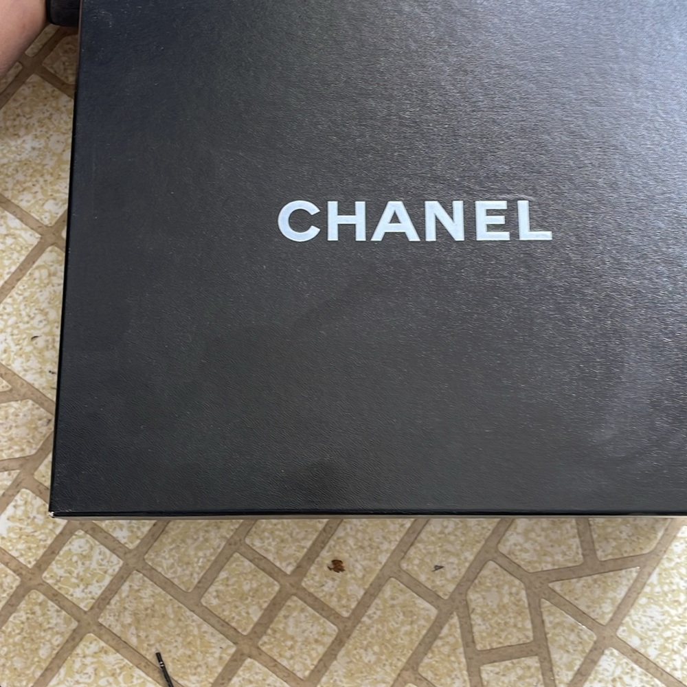 Sale!! Chanel lace up classic black booties size 40 - Picture 9 of 10